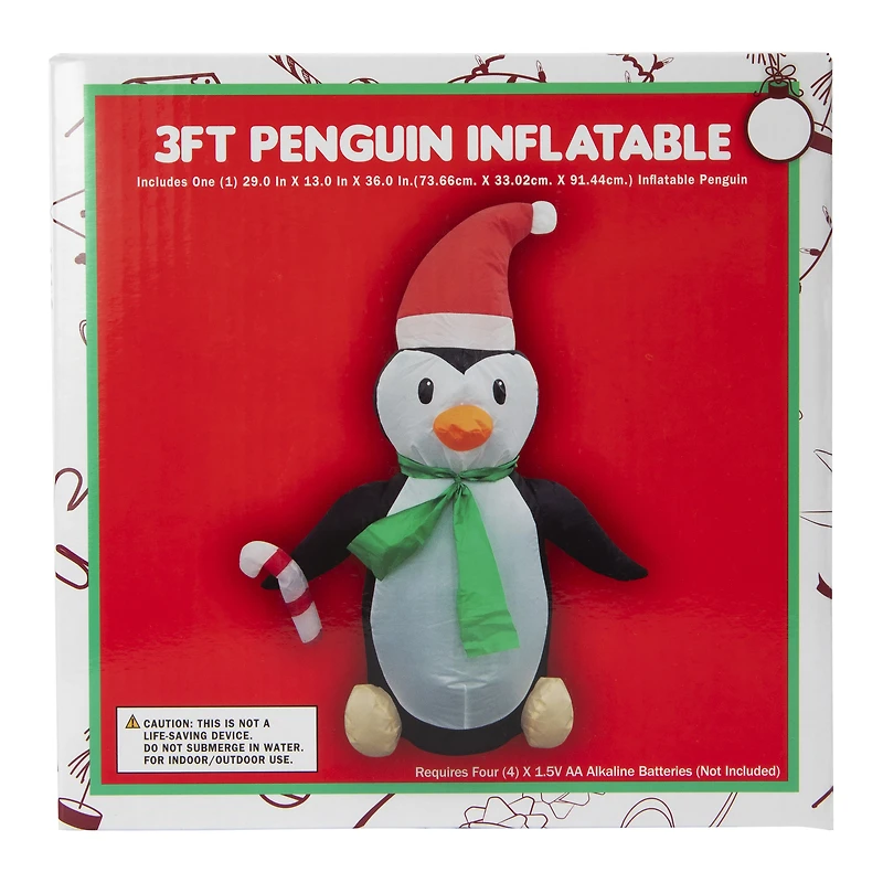 3ft inflatable christmas decoration
