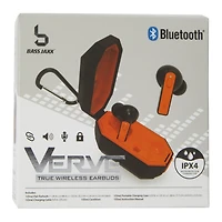 Verve True Wireless Earbuds With Mic & Water-Resistant Case