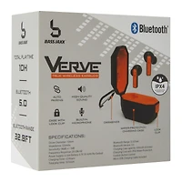 Verve True Wireless Earbuds With Mic & Water-Resistant Case