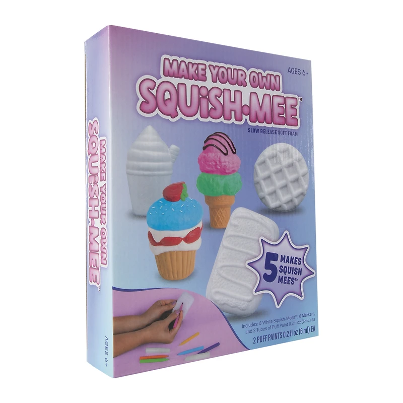 make your own squish-mee™ craft kit 5-pack