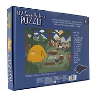 UV light seek & find jigsaw puzzle 100-piece