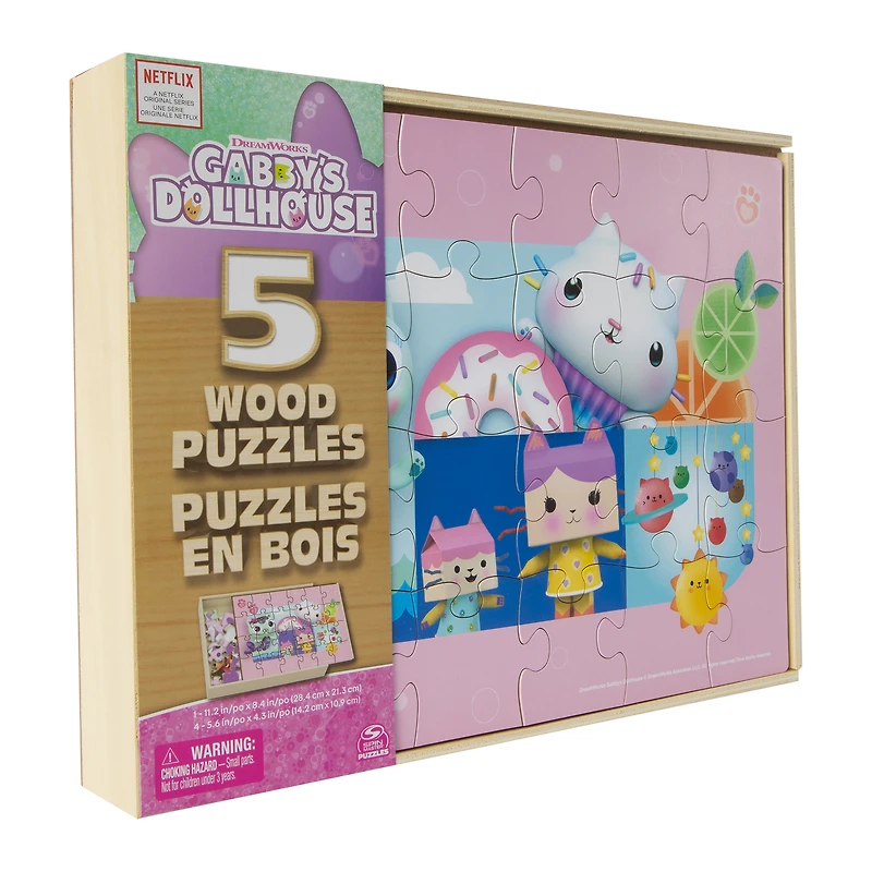 Wood Puzzles 5-Count