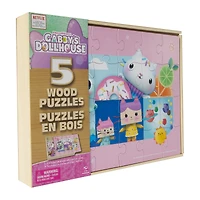 Wood Puzzles 5-Count