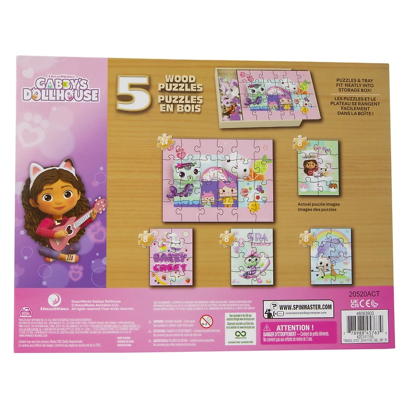 Wood Puzzles 5-Count