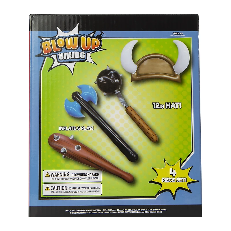 inflatable viking playset 4-pack