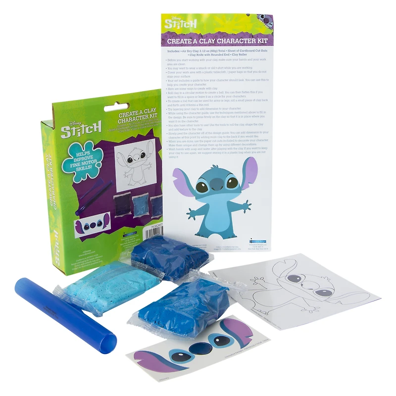 Disney Stitch create a clay character kit 2.12 oz