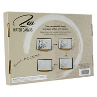 zen water canvas 8.4in x 11.8in