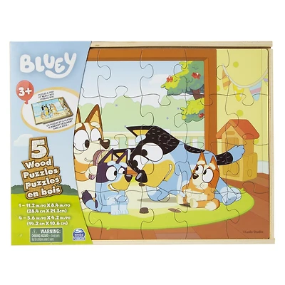 wood puzzles 5-pack
