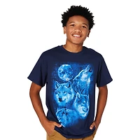 night wolves graphic tee