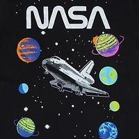 kid's neon NASA® graphic tee