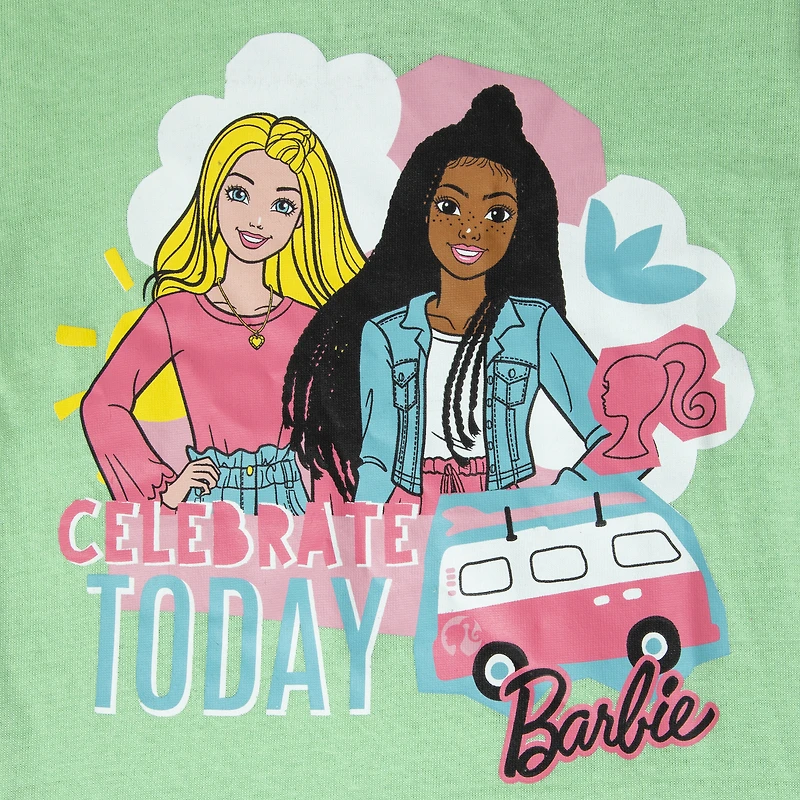 kid's barbie™ 'celebrate today' graphic tee