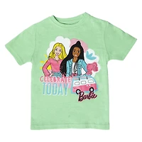 kid's barbie™ 'celebrate today' graphic tee