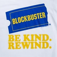 blockbuster® 'be kind, rewind' graphic tee
