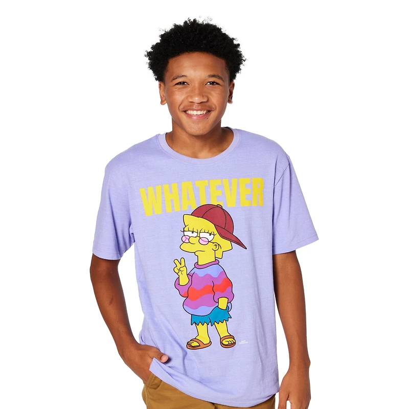 the simpsons™ lisa simpson 'whatever' graphic tee