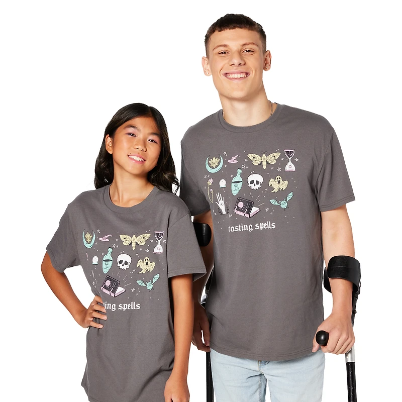 witchy things 'casting spells' graphic tee