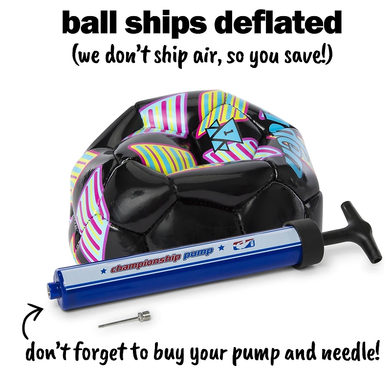 size 1 black soccer ball