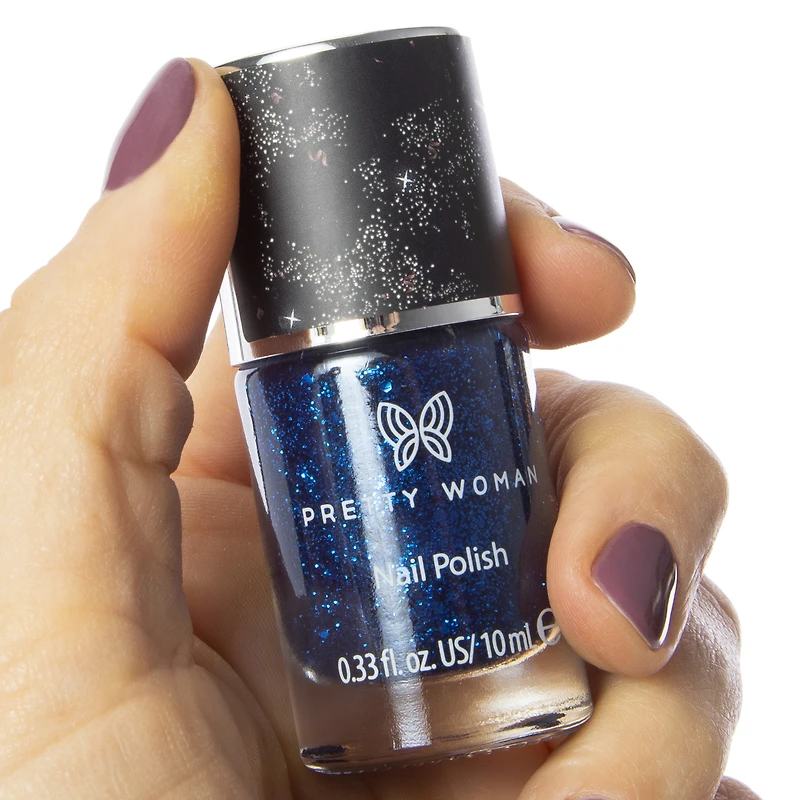 pretty woman nail polish - blue diamond