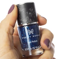 pretty woman nail polish - blue diamond