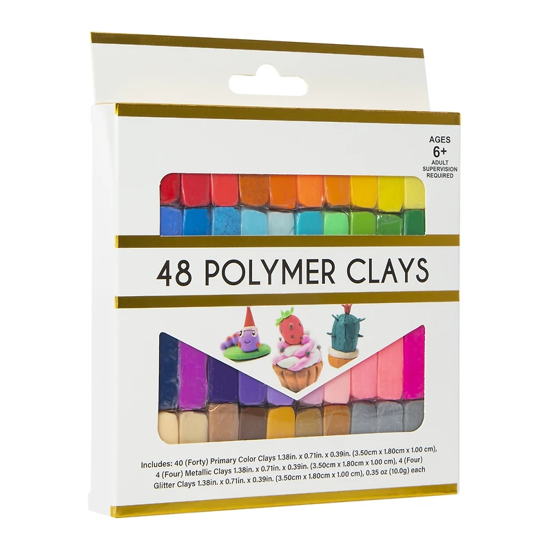 polymer clay set 48-count