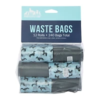 pet waste bag refill rolls -count (240 bags