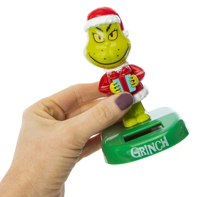 holiday solar bobble-head