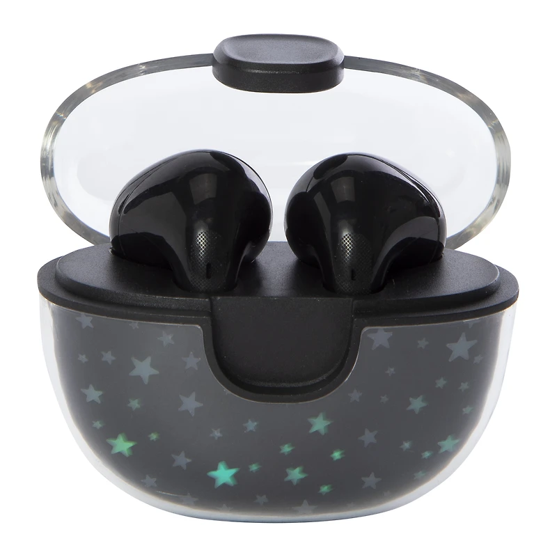 beam light-up bluetooth® earbuds with LED case