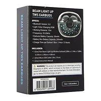 beam light-up bluetooth® earbuds with LED case