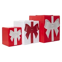 stacked gift box holiday decor 23.8in