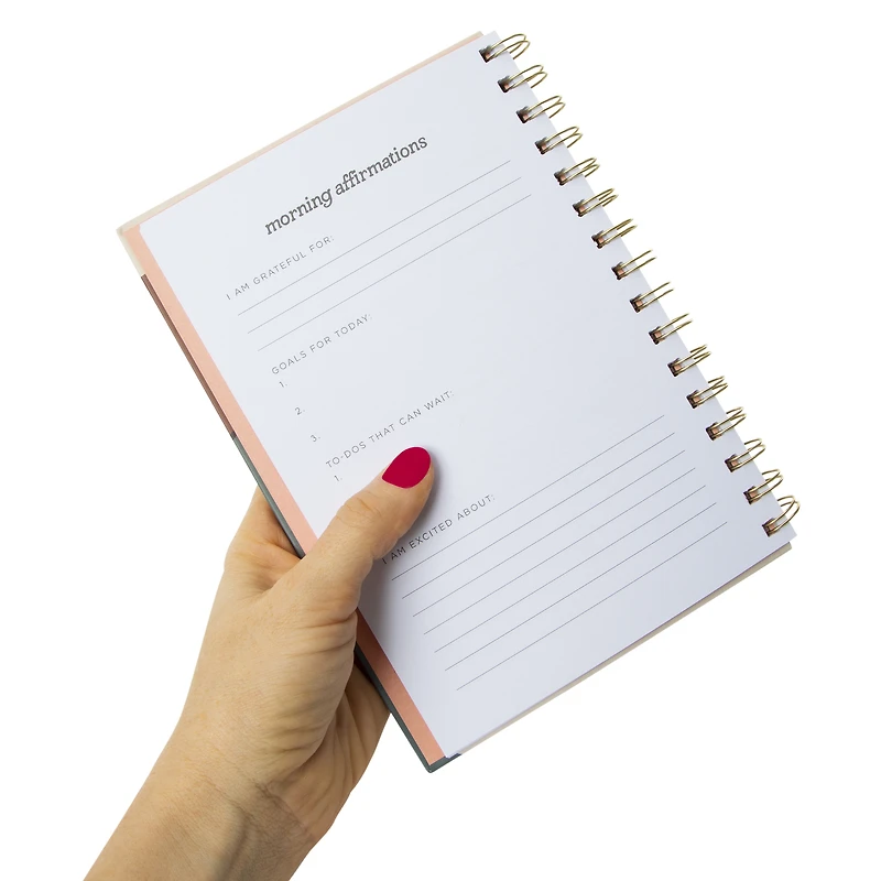 hardcover guided journal 8in x 6in