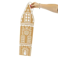 gingerbread house wooden porch board 31in x 7.5in