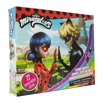 miraculous: tales of ladybug & cat noir™ floor jigsaw puzzle 72-piece