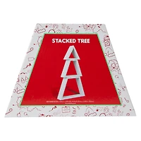 Stacked Wood Tabletop Christmas Tree 14in