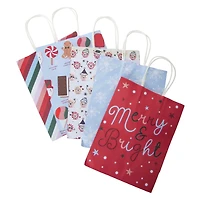 5-pack medium gift bag set 7in x 9in