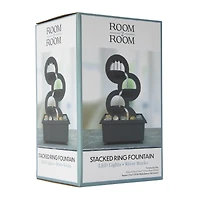 stacked ring LED fountain 7in