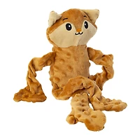 plush long limb dog toy with squeaker 17in