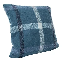 plaid throw pillow 16in