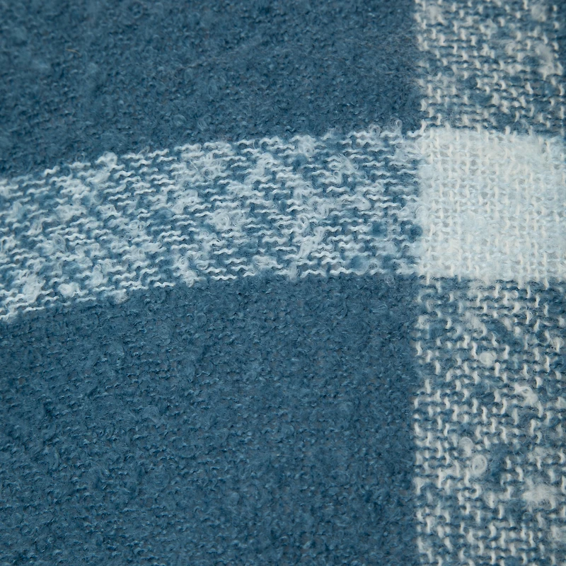 plaid throw pillow 16in