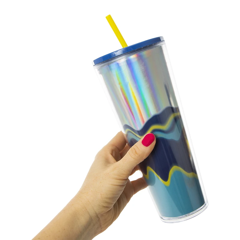 Iridescent Ombre Tumbler 24oz