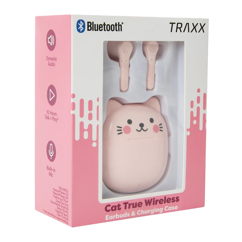 critter bluetooth® true wireless earbuds with mic & charging case