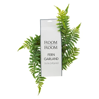 faux greenery garland 72in