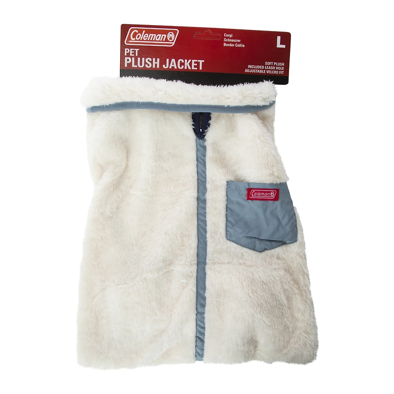 coleman® fleece zip dog jacket
