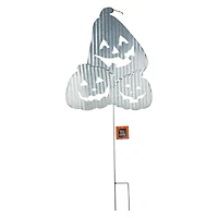 Stacked Pumpkin Metal Lawn Stake 31.5in