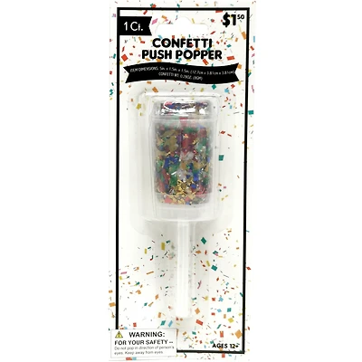 confetti push popper