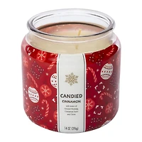 candle w/ gold lid 14oz