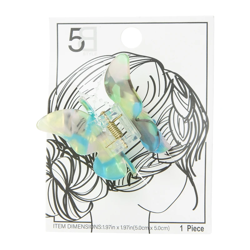 large butterfly claw clip