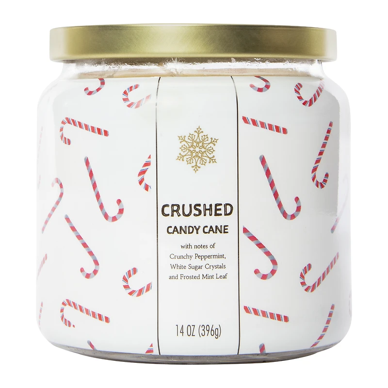 scented candle w/ gold lid 14oz