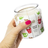 scented candle w/ gold lid 14oz