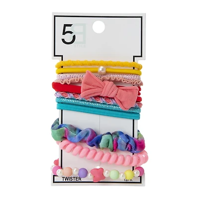 neon mixed pony twister 12-pack
