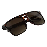 Mens Retro Navigator Sunglasses - Tortoise
