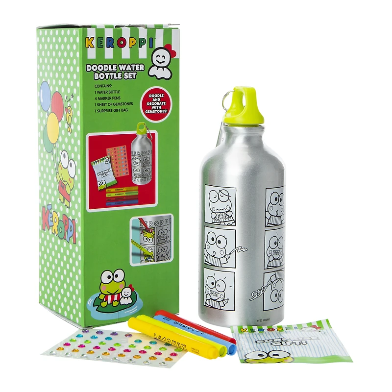 Keroppi™ Doodle Water Bottle Set